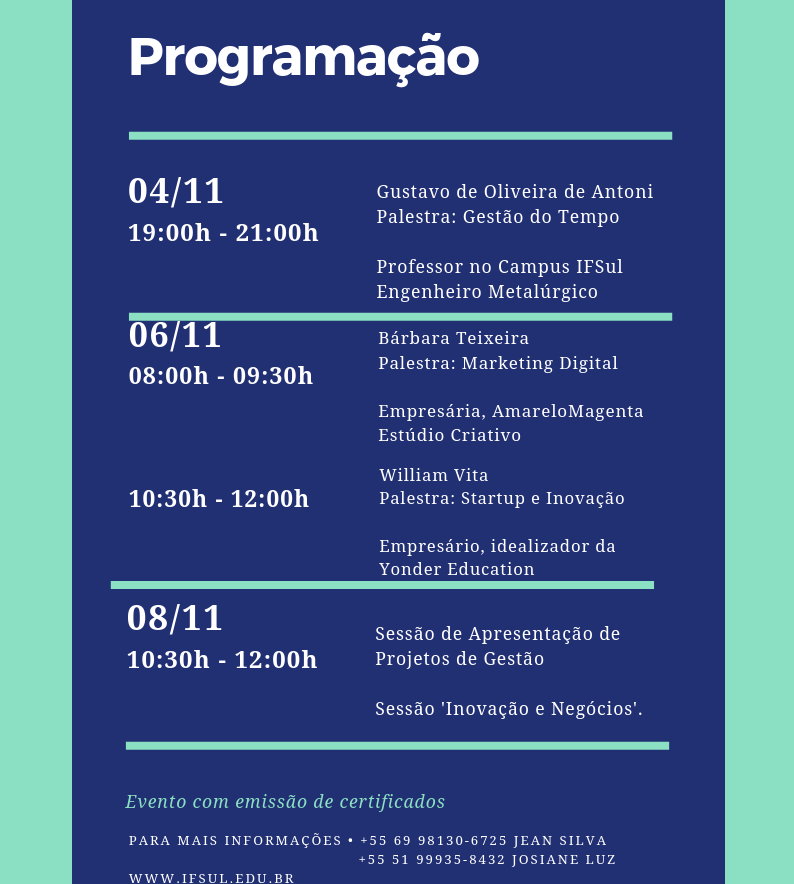 II Jornada de Gestão — 2019 — imagem histórica